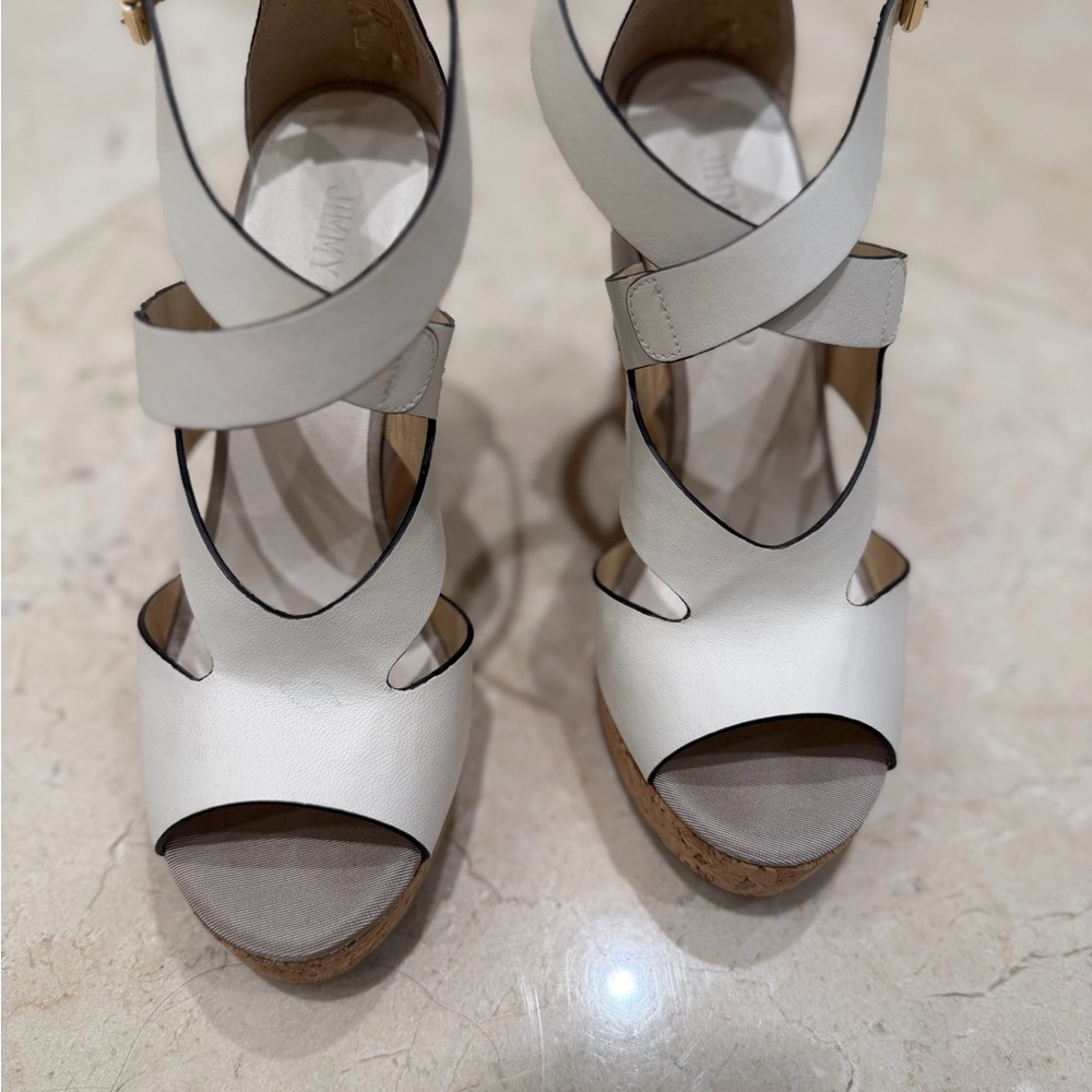 Jimmy Choo Nate Wedge Sz 36.5